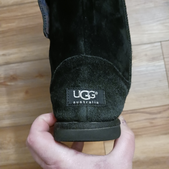 UGG Black Lo Pro Button Suede Boots - Picture 13 of 14